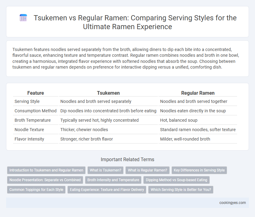 Tsukemen vs Regular Ramen: Comparing Serving Styles for the Ultimate Ramen Experience