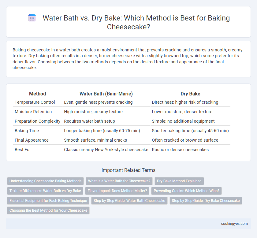 Water Bath vs. Dry Bake: Which Method is Best for Baking Cheesecake?
