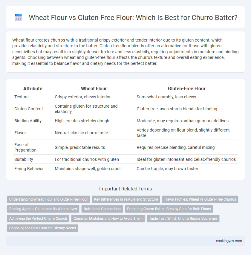Wheat Flour vs Gluten-Free Flour: Which Is Best for Churro Batter?