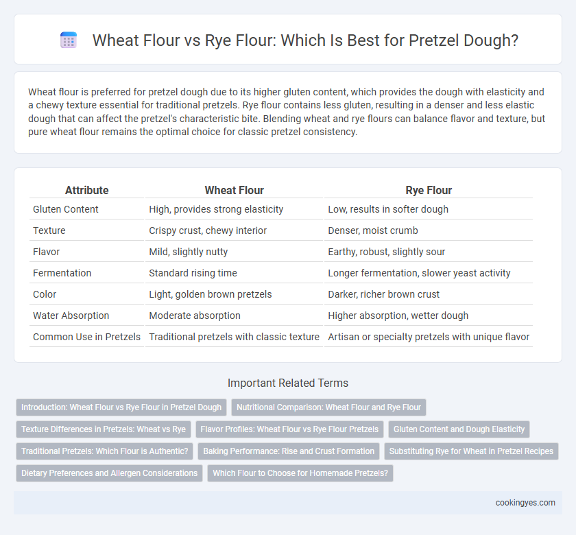 Wheat Flour vs Rye Flour: Which Is Best for Pretzel Dough?