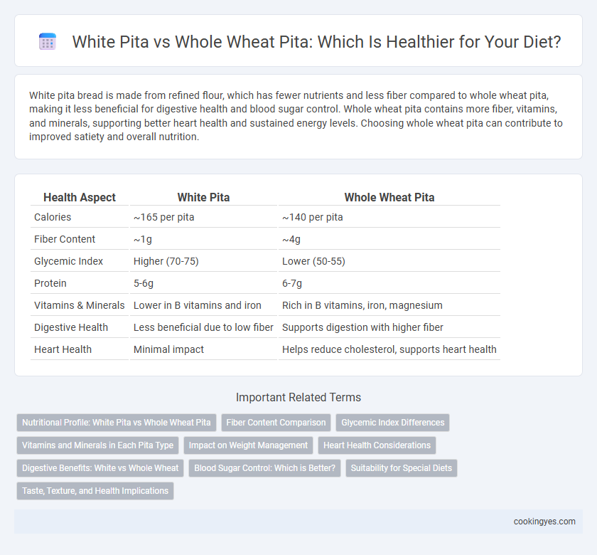 White Pita vs Whole Wheat Pita: Which Is Healthier for Your Diet?