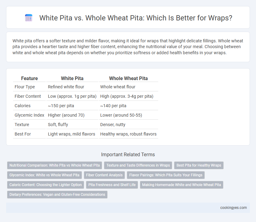 White Pita vs. Whole Wheat Pita: Which Is Better for Wraps?