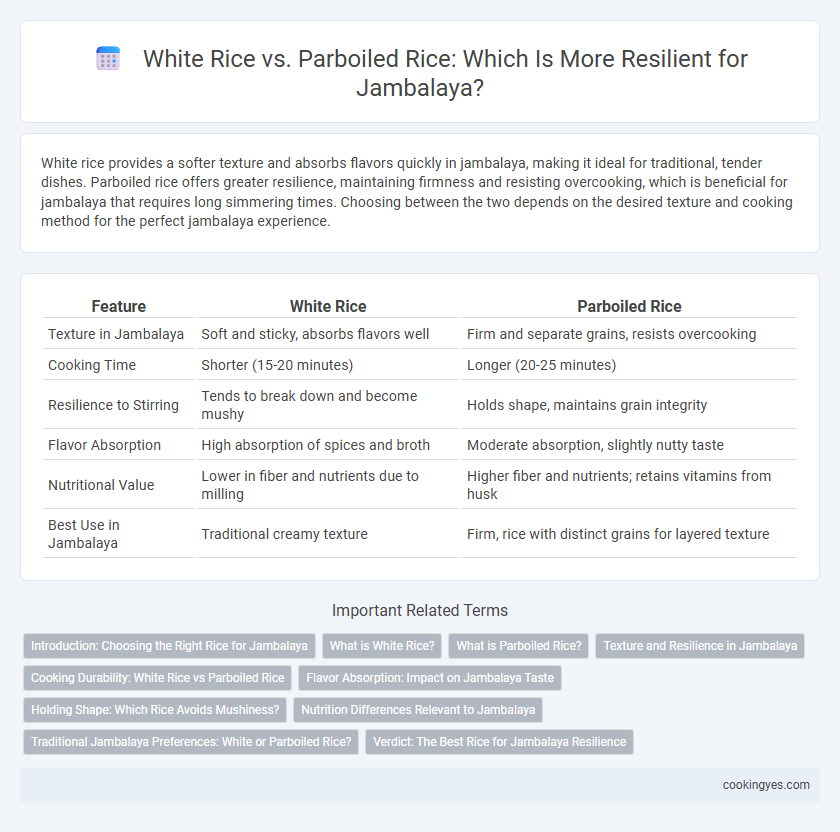 White Rice vs. Parboiled Rice: Which Is More Resilient for Jambalaya?
