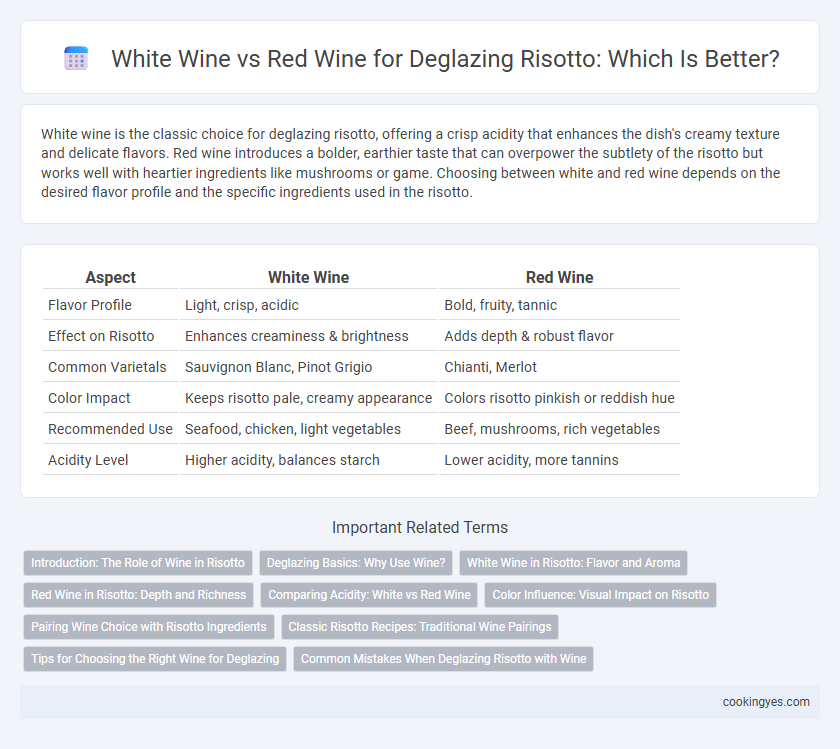 White Wine vs Red Wine for Deglazing Risotto: Which Is Better?