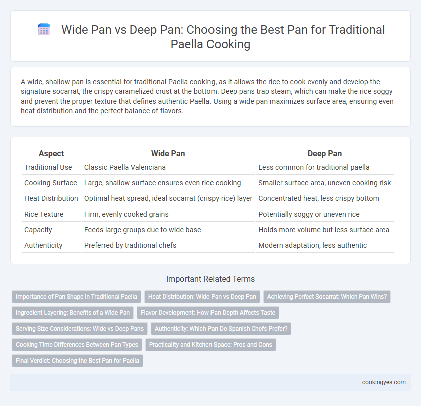 Wide Pan vs Deep Pan: Choosing the Best Pan for Traditional Paella Cooking