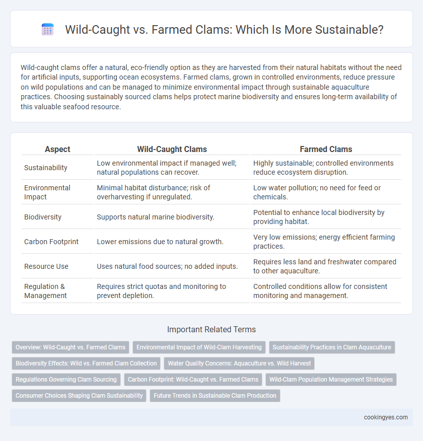Wild-Caught vs. Farmed Clams: Which Is More Sustainable?