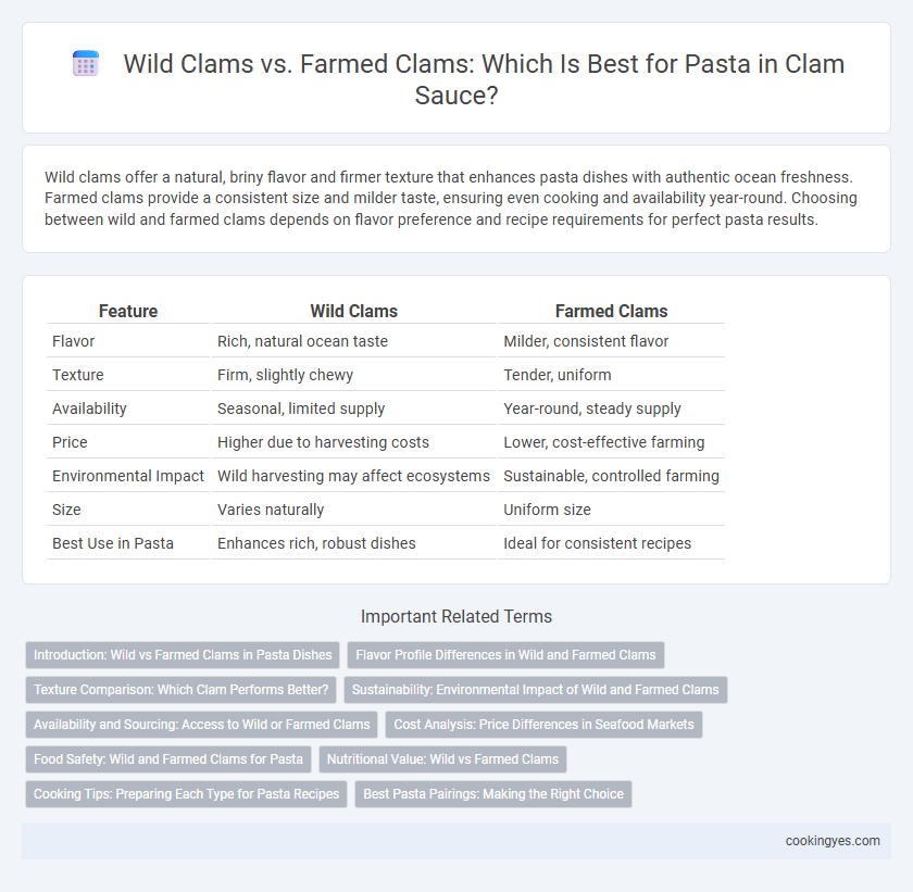 Wild Clams vs. Farmed Clams: Which Is Best for Pasta in Clam Sauce?