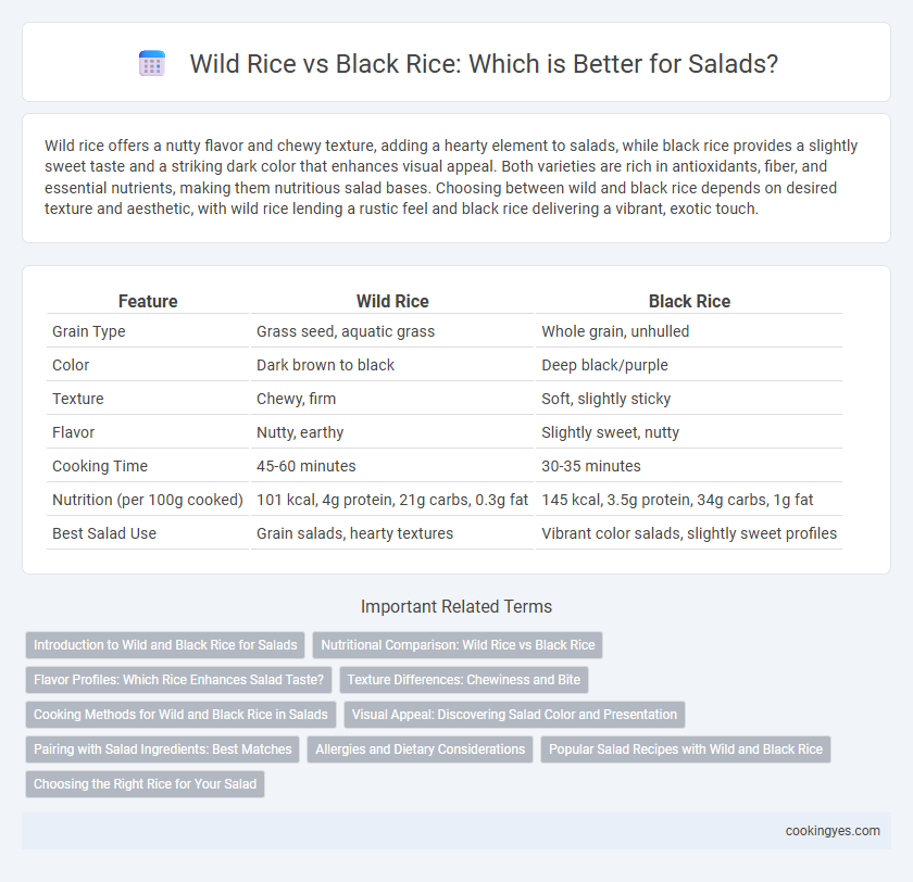 Wild Rice vs Black Rice: Which is Better for Salads?