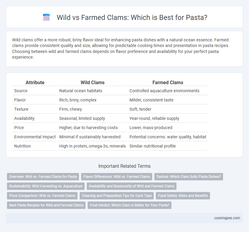 Wild vs Farmed Clams: Which is Best for Pasta?