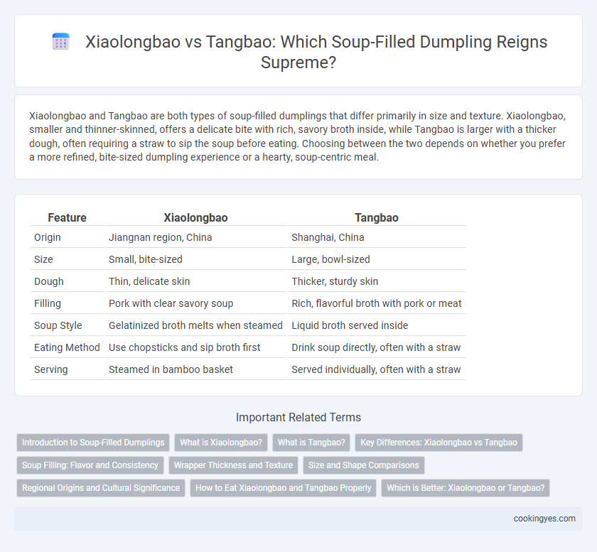 Xiaolongbao vs Tangbao: Which Soup-Filled Dumpling Reigns Supreme?