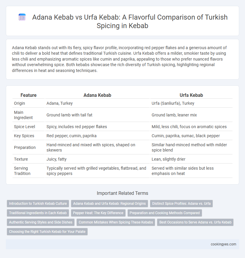 Adana Kebab vs Urfa Kebab: A Flavorful Comparison of Turkish Spicing in Kebab