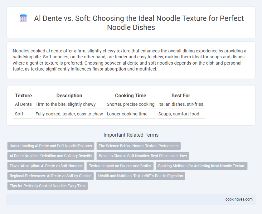 Al Dente vs. Soft: Choosing the Ideal Noodle Texture for Perfect Noodle Dishes
