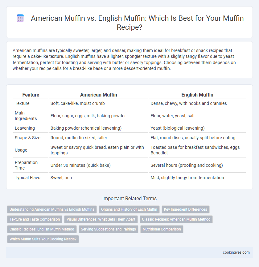 American Muffin vs. English Muffin: Which Is Best for Your Muffin Recipe?