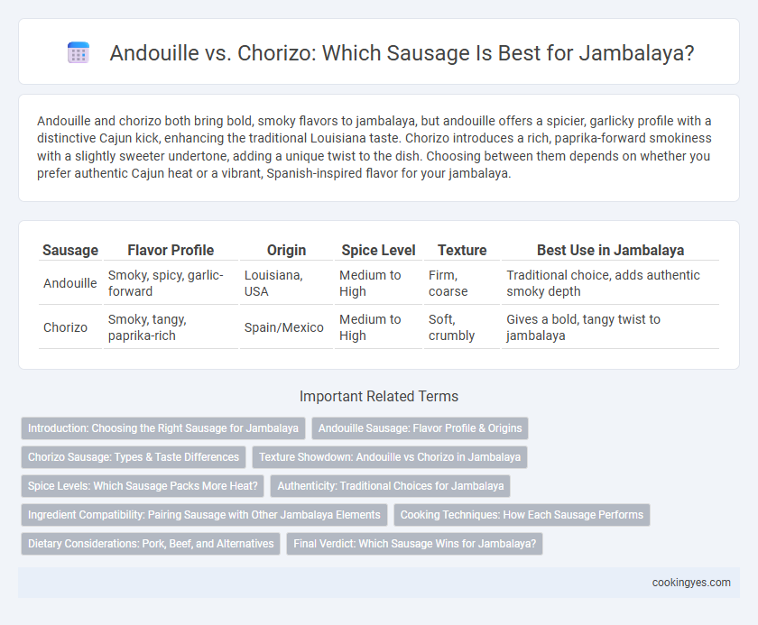 Andouille vs. Chorizo: Which Sausage Is Best for Jambalaya?