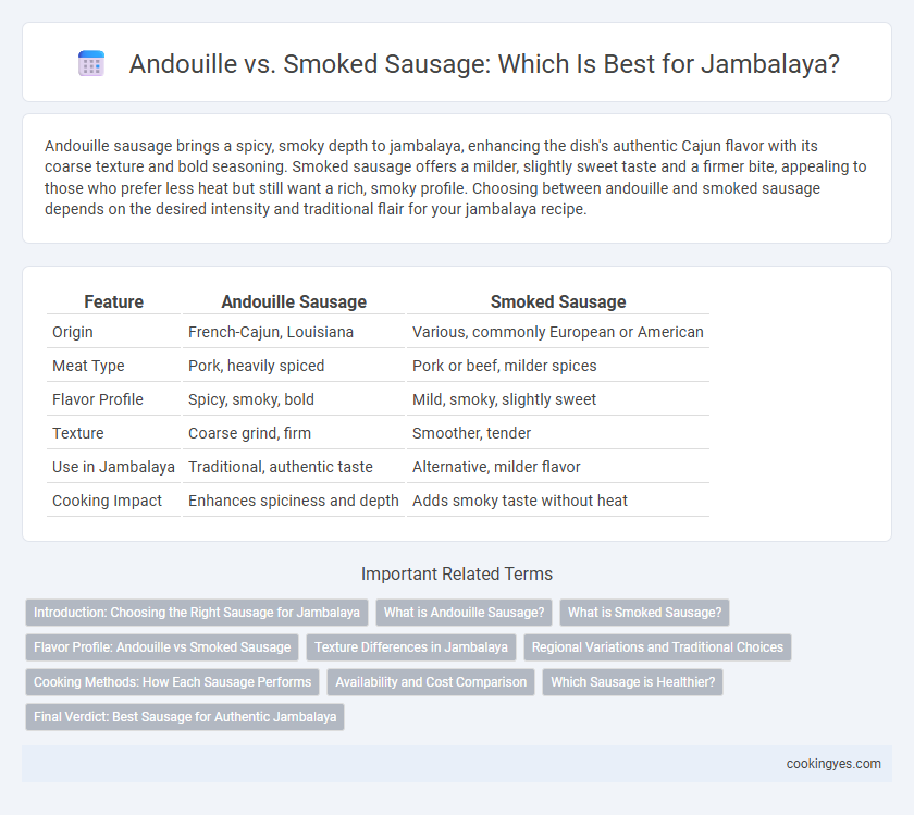 Andouille vs. Smoked Sausage: Which Is Best for Jambalaya?