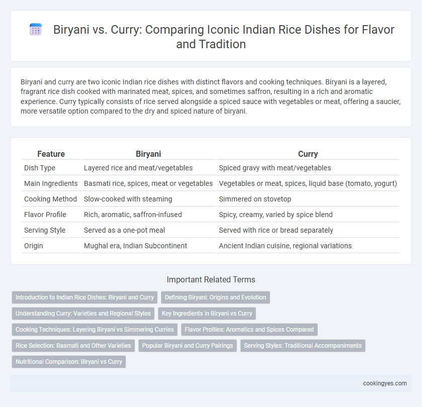 Biryani vs. Curry: Comparing Iconic Indian Rice Dishes for Flavor and Tradition