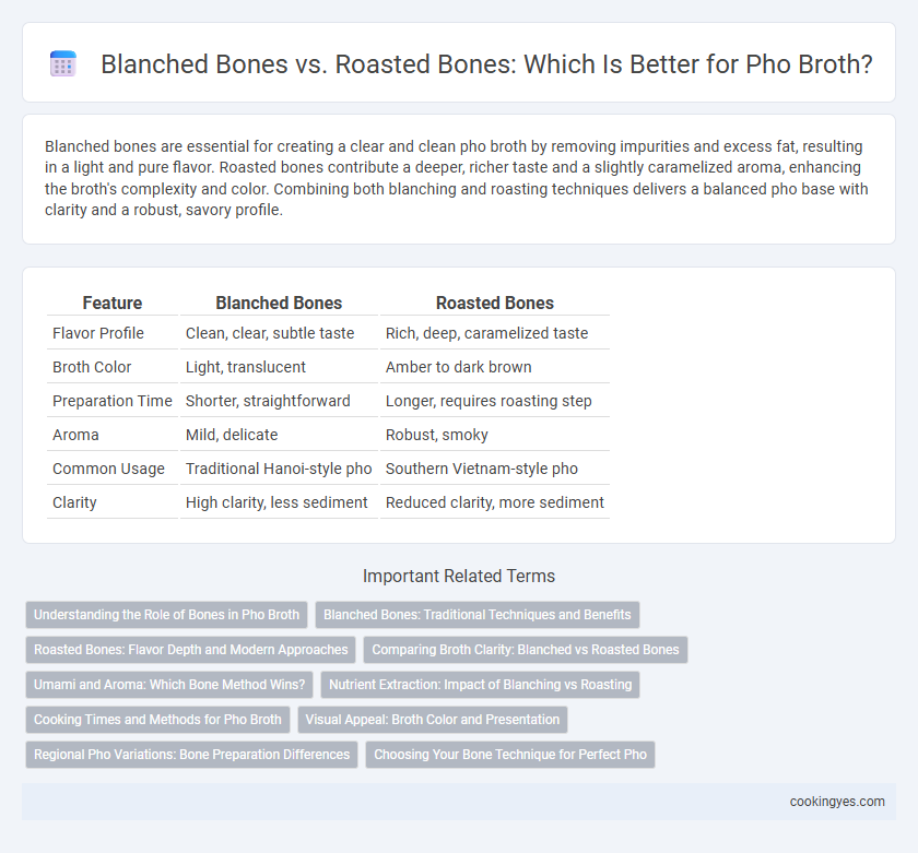 Blanched Bones vs. Roasted Bones: Which Is Better for Pho Broth?