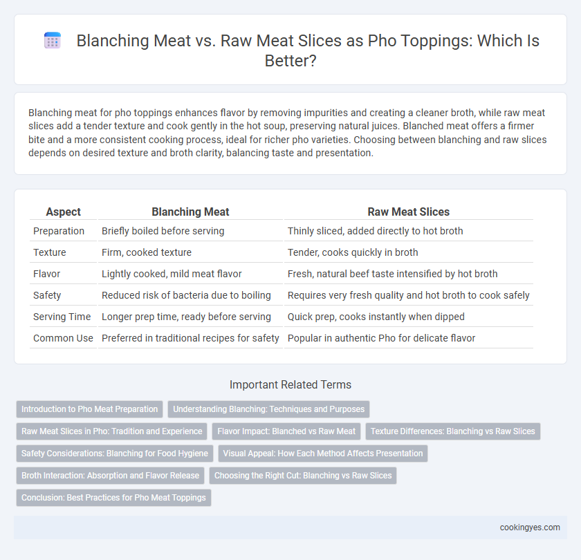 Blanching Meat vs. Raw Meat Slices as Pho Toppings: Which Is Better?