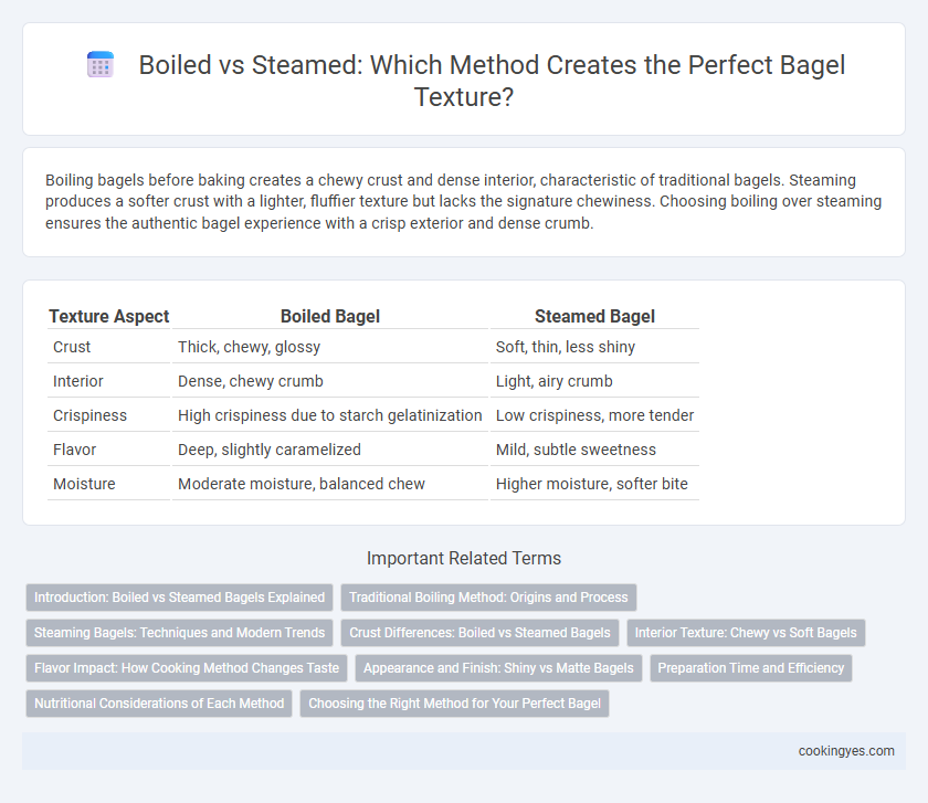 Boiled vs Steamed: Which Method Creates the Perfect Bagel Texture?
