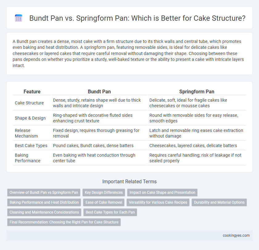 Bundt Pan vs. Springform Pan: Which is Better for Cake Structure?