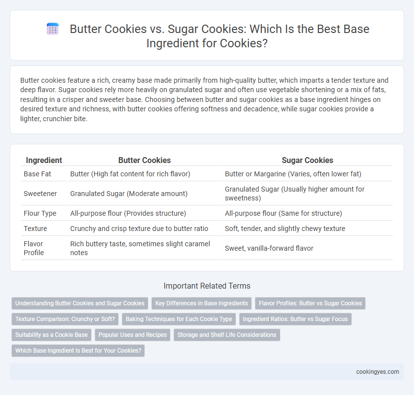 Butter Cookies vs. Sugar Cookies: Which Is the Best Base Ingredient for Cookies?