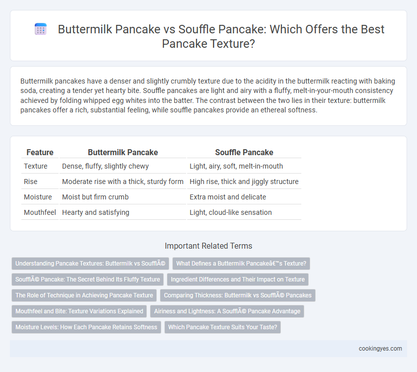 Buttermilk Pancake vs Souffle Pancake: Which Offers the Best Pancake Texture?