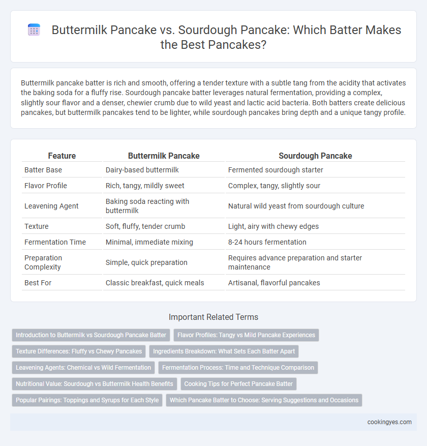 Buttermilk Pancake vs. Sourdough Pancake: Which Batter Makes the Best Pancakes?