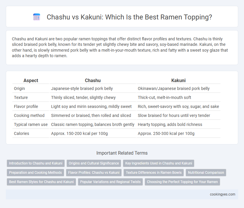 Chashu vs Kakuni: Which Is the Best Ramen Topping?