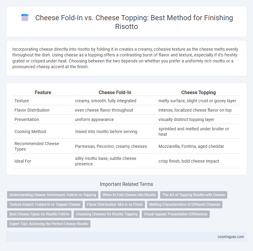 Cheese Fold-In vs. Cheese Topping: Best Method for Finishing Risotto
