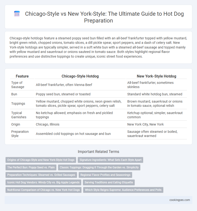 Chicago-Style vs New York-Style: The Ultimate Guide to Hot Dog Preparation