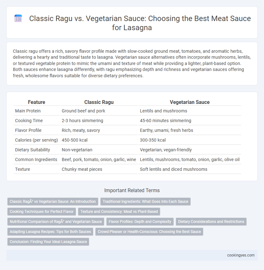 Classic Ragu vs. Vegetarian Sauce: Choosing the Best Meat Sauce for Lasagna