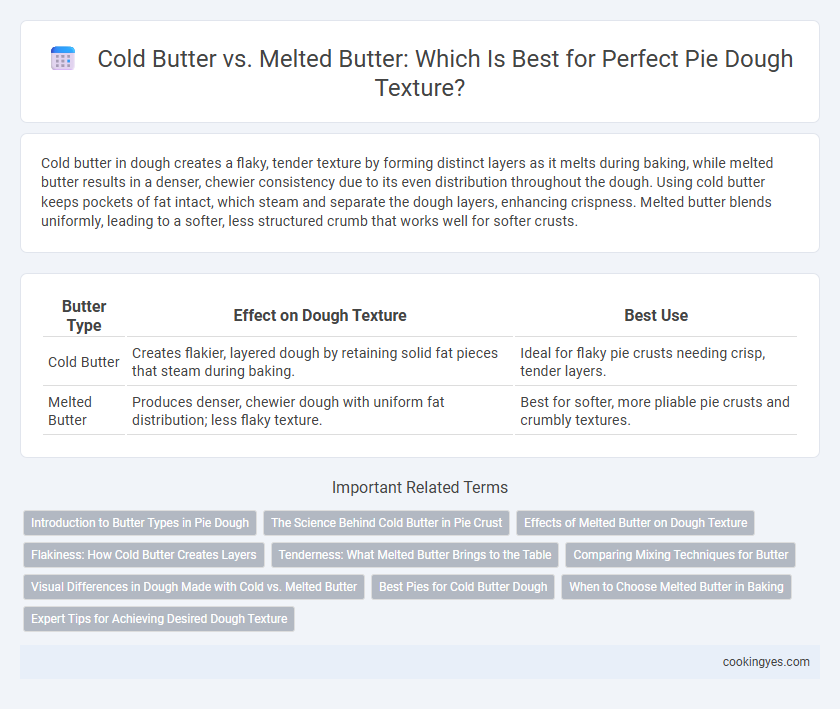Cold Butter vs. Melted Butter: Which Is Best for Perfect Pie Dough Texture?