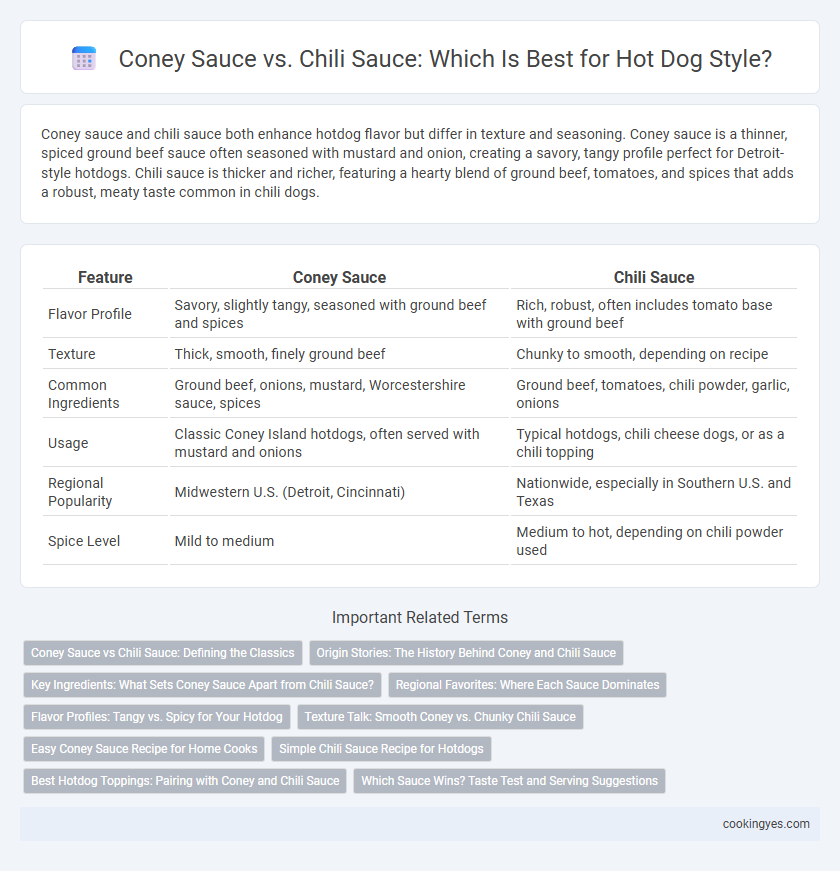 Coney Sauce vs. Chili Sauce: Which Is Best for Hot Dog Style?