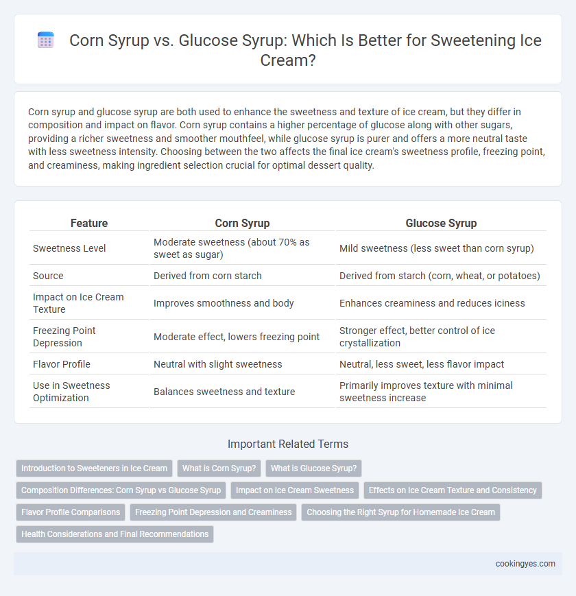 Corn Syrup vs. Glucose Syrup: Which Is Better for Sweetening Ice Cream?