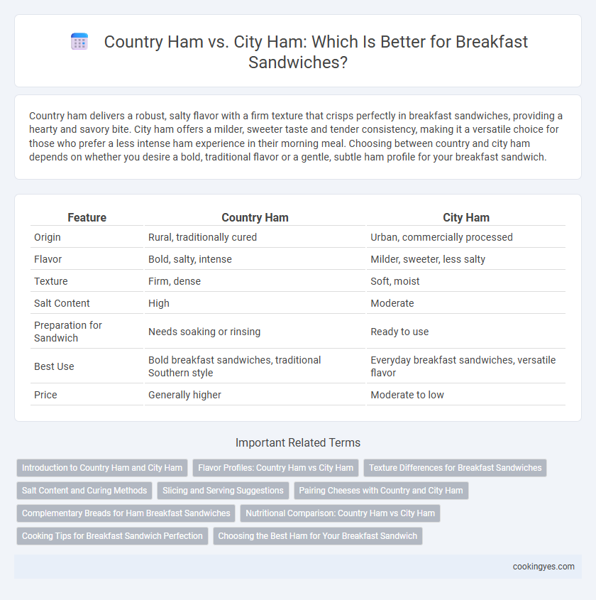 Country Ham vs. City Ham: Which Is Better for Breakfast Sandwiches?