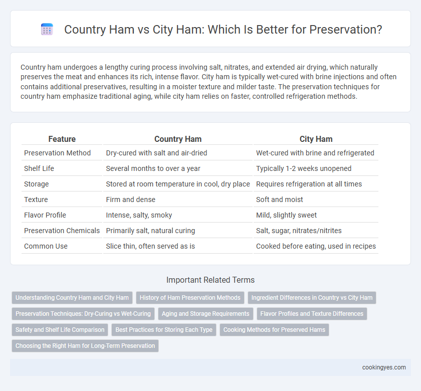 Country Ham vs City Ham: Which Is Better for Preservation?