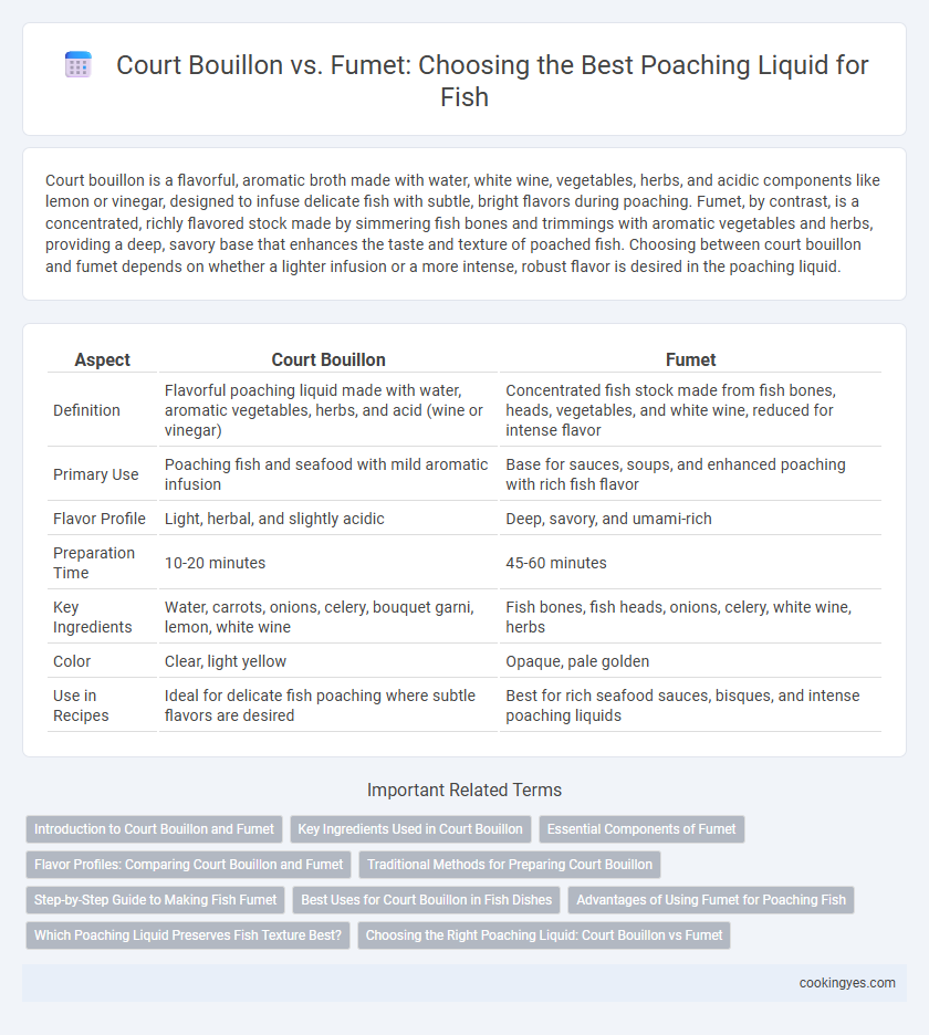 Court Bouillon vs. Fumet: Choosing the Best Poaching Liquid for Fish