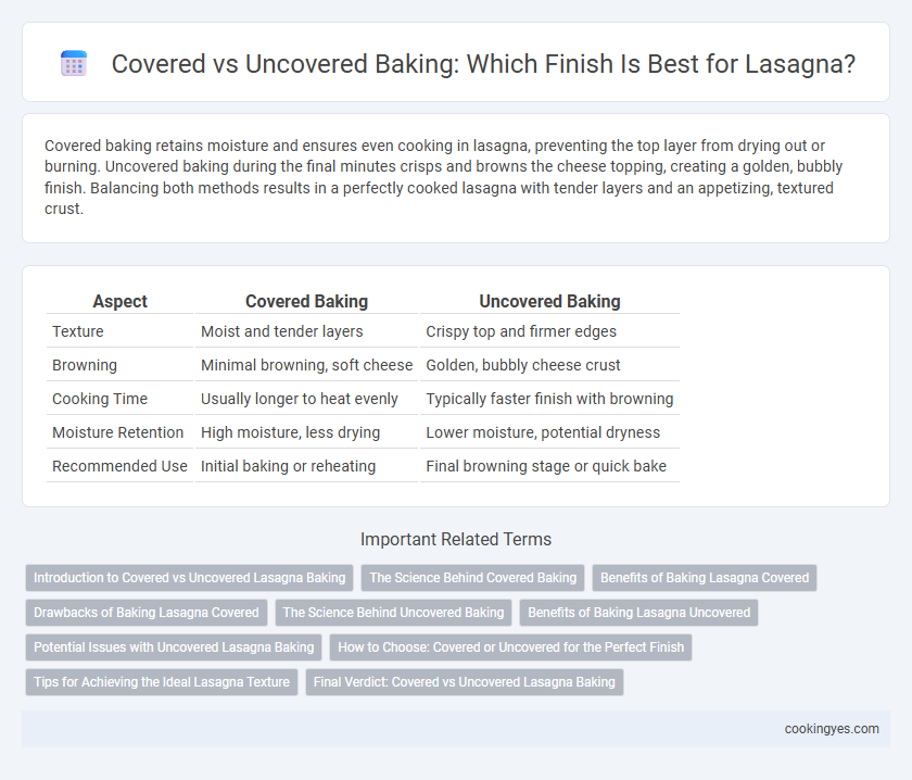 Covered vs Uncovered Baking: Which Finish Is Best for Lasagna?