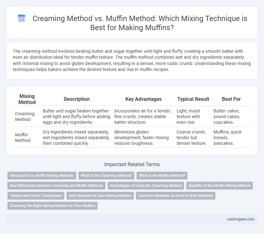 Creaming Method vs. Muffin Method: Which Mixing Technique is Best for Making Muffins?