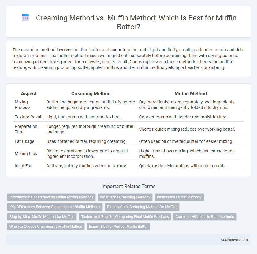 Creaming Method vs. Muffin Method: Which Is Best for Muffin Batter?