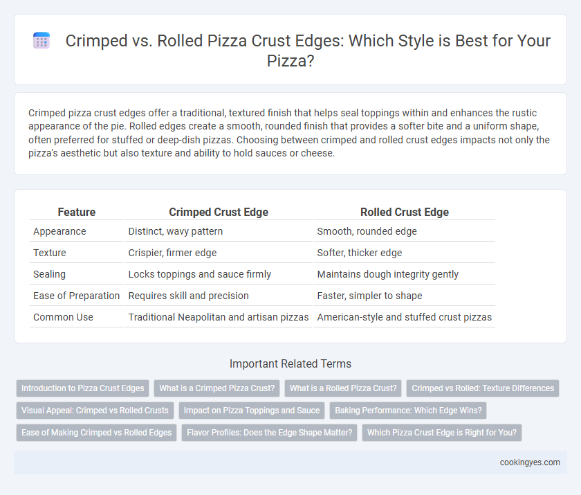 Crimped vs. Rolled Pizza Crust Edges: Which Style is Best for Your Pizza?