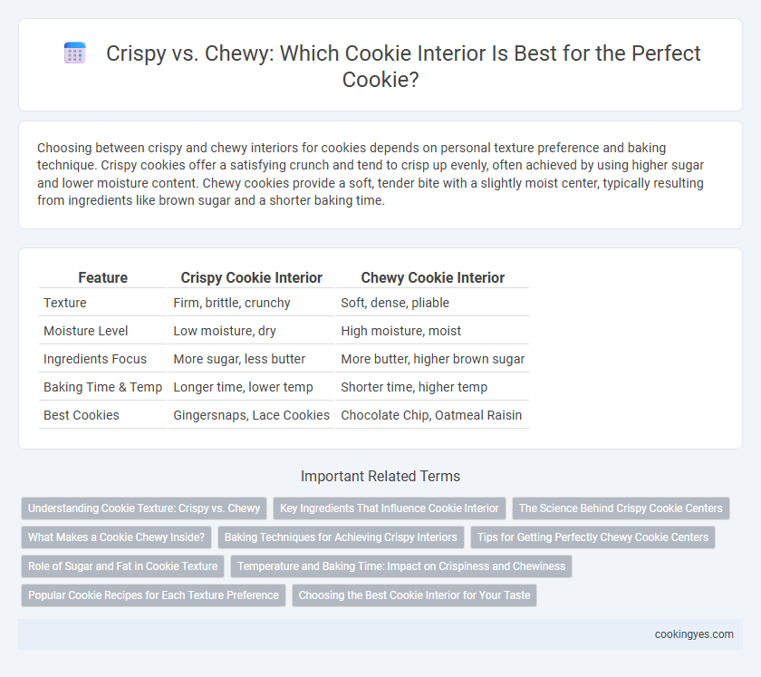 Crispy vs. Chewy: Which Cookie Interior Is Best for the Perfect Cookie?