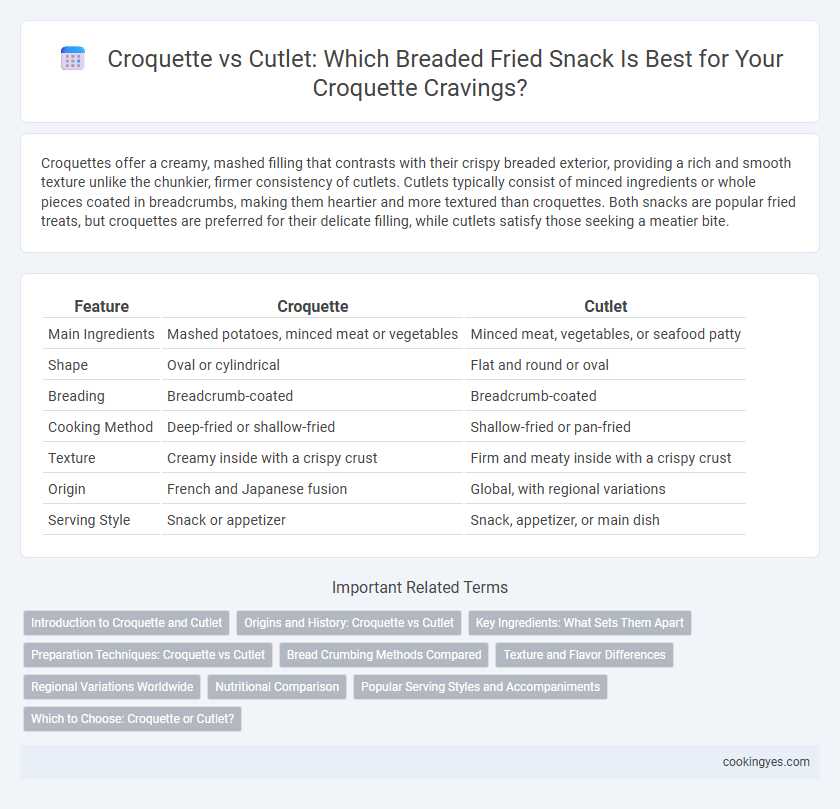 Croquette vs Cutlet: Which Breaded Fried Snack Is Best for Your Croquette Cravings?