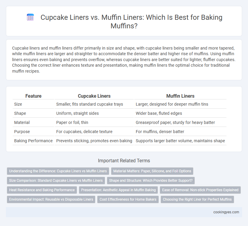 Cupcake Liners vs. Muffin Liners: Which Is Best for Baking Muffins?