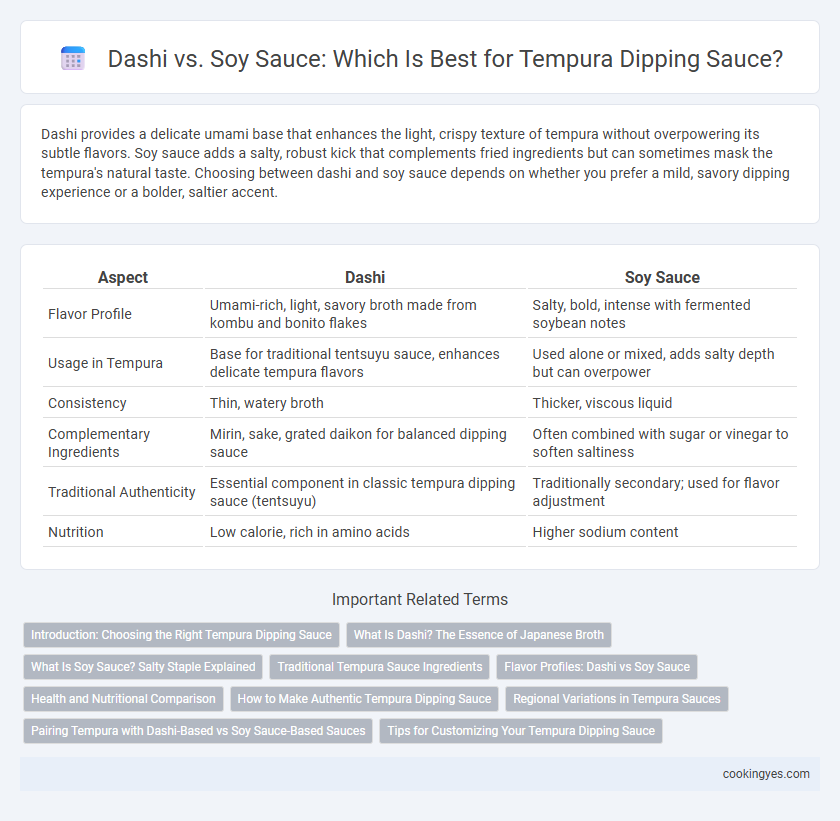 Dashi vs. Soy Sauce: Which Is Best for Tempura Dipping Sauce?