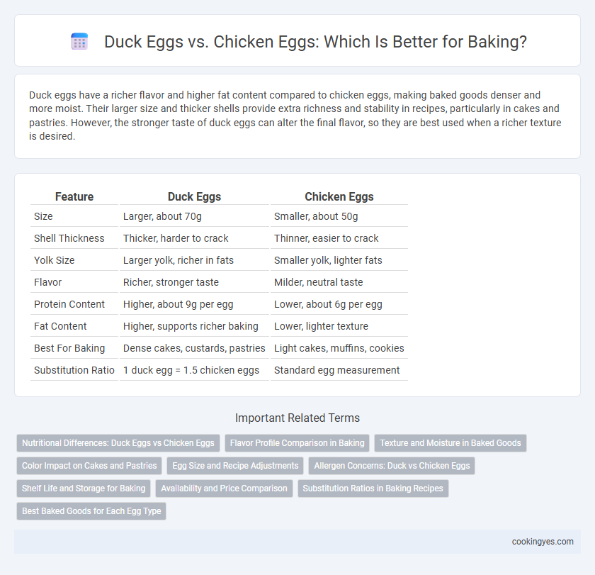 Duck Eggs vs. Chicken Eggs: Which Is Better for Baking?
