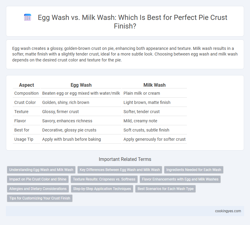 Egg Wash vs. Milk Wash: Which Is Best for Perfect Pie Crust Finish?
