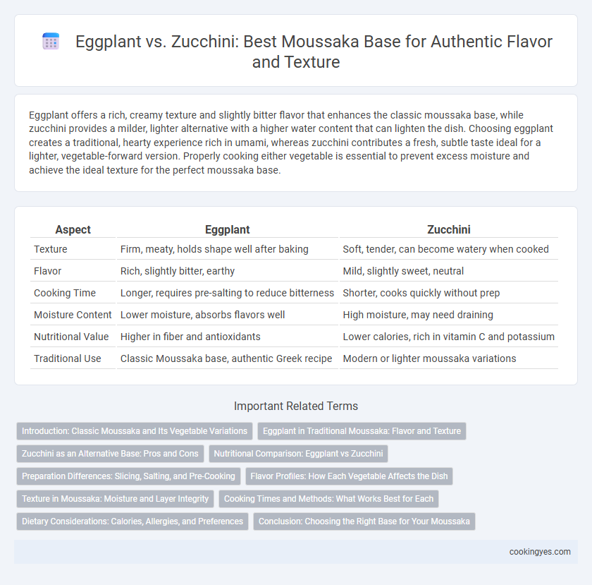 Eggplant vs. Zucchini: Best Moussaka Base for Authentic Flavor and Texture