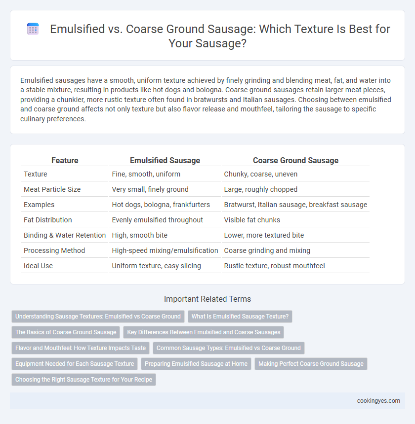 Emulsified vs. Coarse Ground Sausage: Which Texture Is Best for Your Sausage?