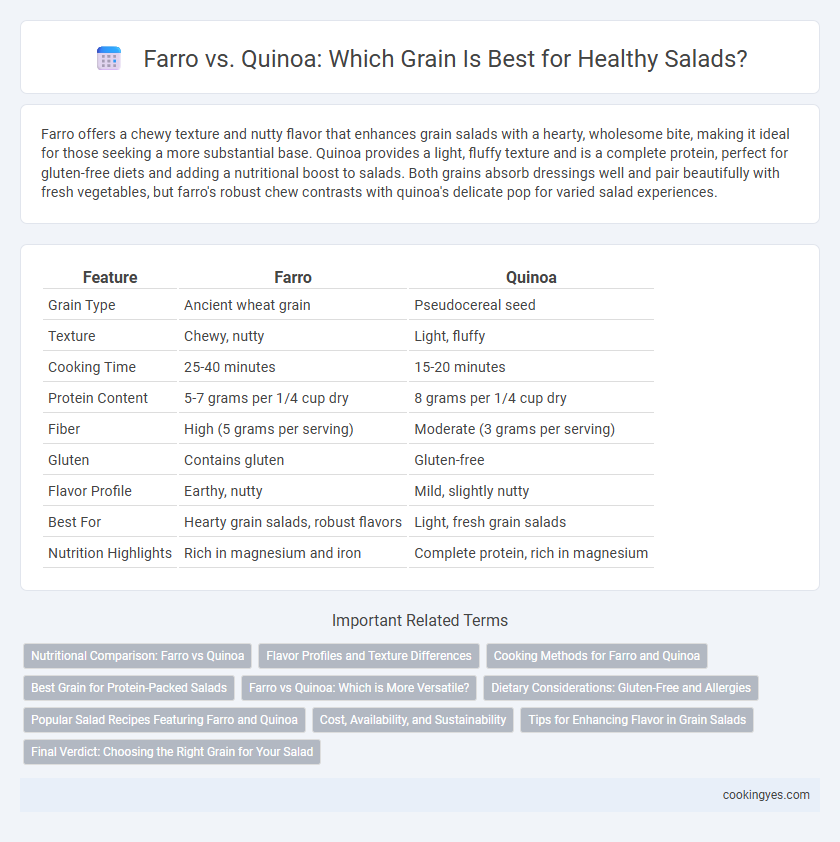 Farro vs. Quinoa: Which Grain Is Best for Healthy Salads?